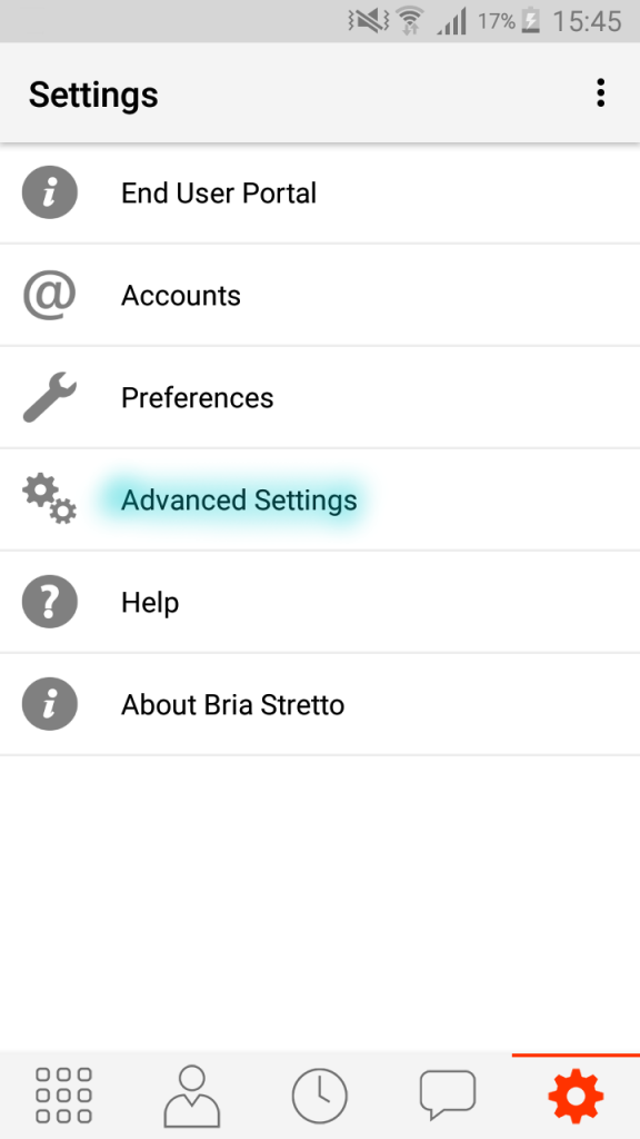 Bria Stretto – Generating Support Logs for an Android Device – ProVu Blog