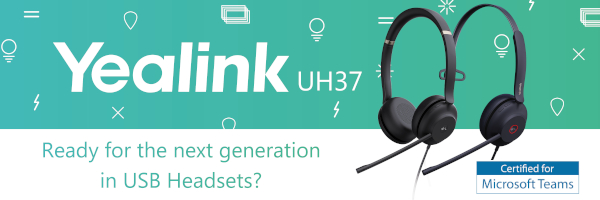 Yealink's new UH37 USB Headset, now available